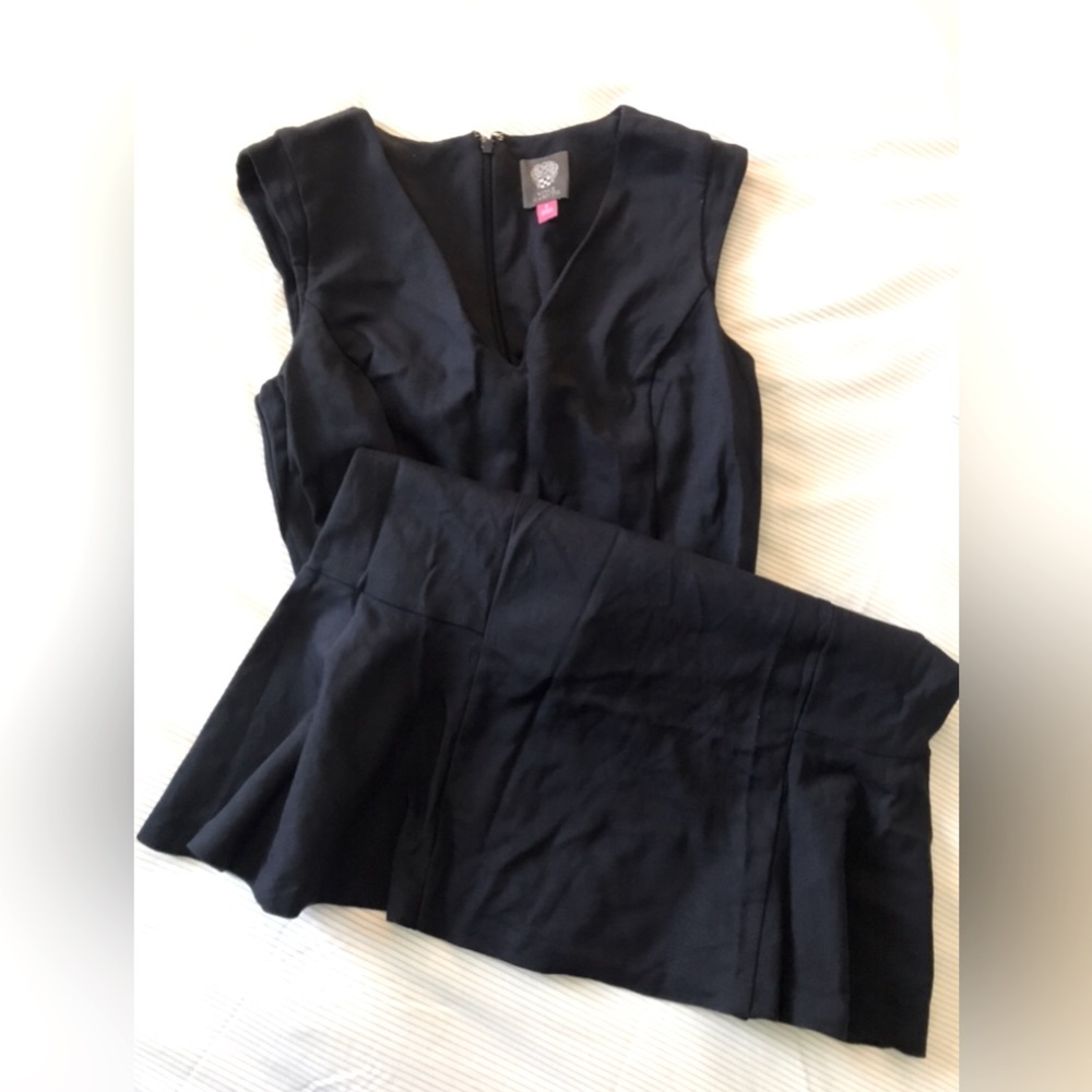 Vince Camuto navy mini dress size 8